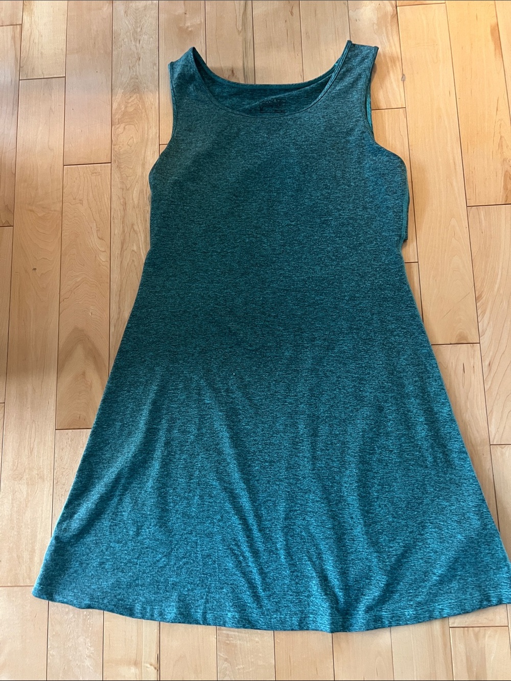 Patagonia Teal Scoop Neck Mini Dress